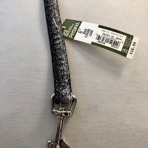Black and Silver Sparkle Pet Leash